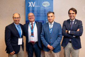 Representantes de AEIH, SEIB y SEEIC durante la firma del convenio marco de colaboración